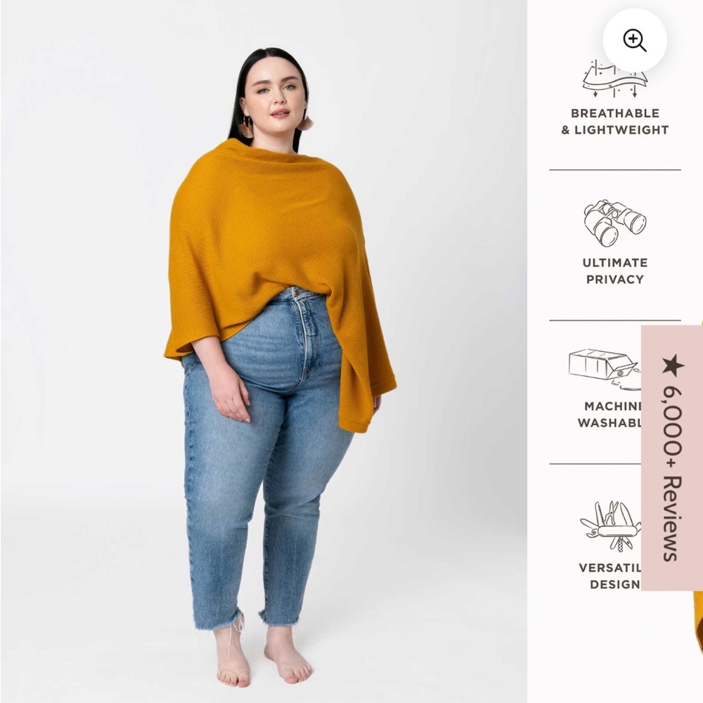 We Are Amma Honey Cocoon Mustard Yellow Poncho